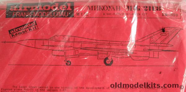 Airmodel 1/72 Mig-21 E-8A Prototype - Bagged, AM-099 plastic model kit